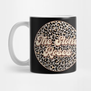 Retro Music Stone Personalized Name Circle Birthday Mug